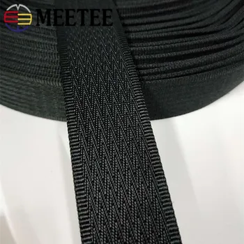 

1Yard Meetee 32/38mm Polyester Ribbons Webbing Thicken Folded Herringbone Nylon High Tenacity Wavy Twill Belt Strip RD301