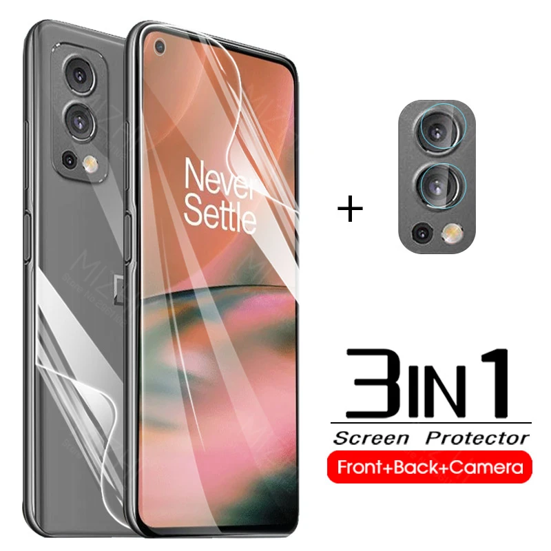 Гидрогелевая пленка для oneplus nord2 5G защитная передней и задней камеры nord 2 |