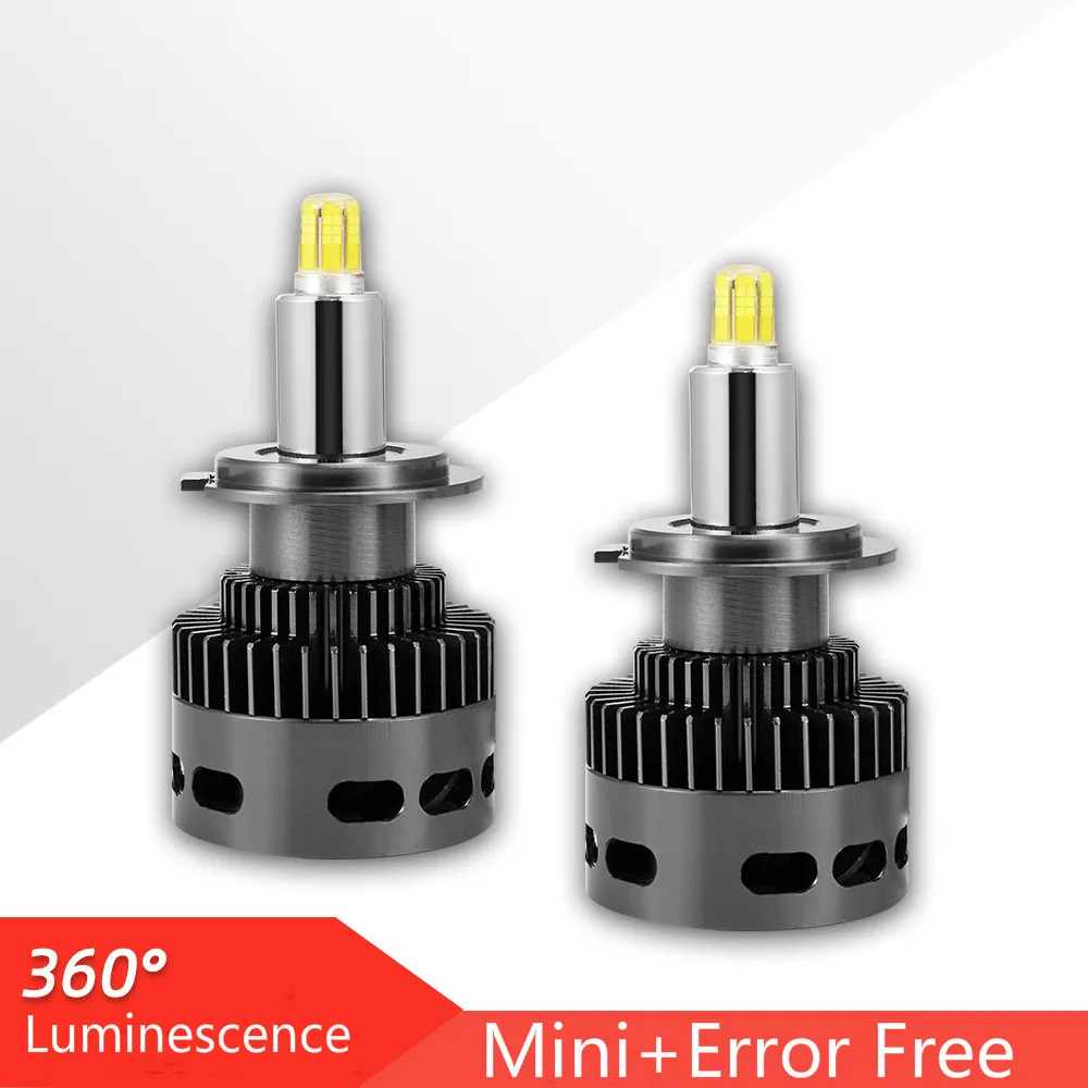 

2Pcs H1 H3 H7 Led Canbus H8 H11 HB3 9005 HB4 9006 Led Headlights Mini 100W 10000LM Car Light Bulbs Automobiles Auto Lamp
