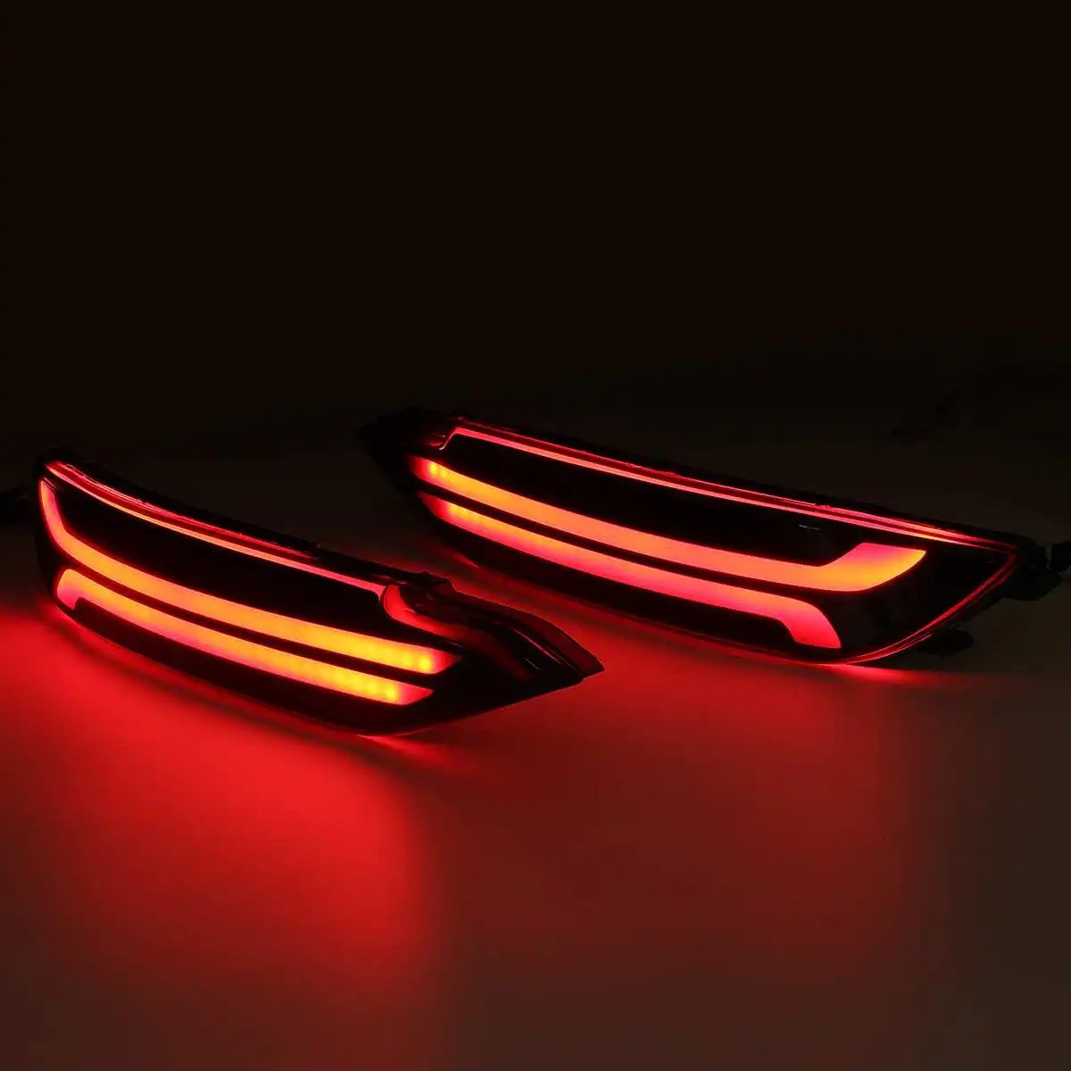  Smoke Lens LED 3 Function For Hyundai tucson 2015 2016 2017 2018 Car Rear Bumper Reflector Light Ta - 4000330680674