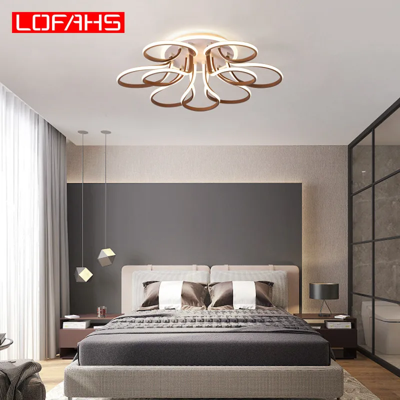 

LOFAHS Modern Led Ceiling Chandelier For Living Room Bedroom Home AC85-265V Lamp Fixtures Lustra Zyrandol lysekrone