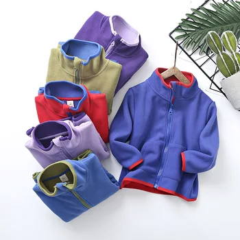 

2020 Spring/Autumn Children Jackets And Coats Kids Casual Fashion Polar Fleece Hoodies Sweatshirts For Boys Girls 2-10 Years