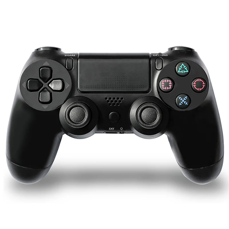 Для sony PS4 беспроводной контроллер геймпад для Playstation Dualshock 4 Dual Shock Вибрационный джойстик геймпады для ПК Win 7/8/10 - Цвет: Черный