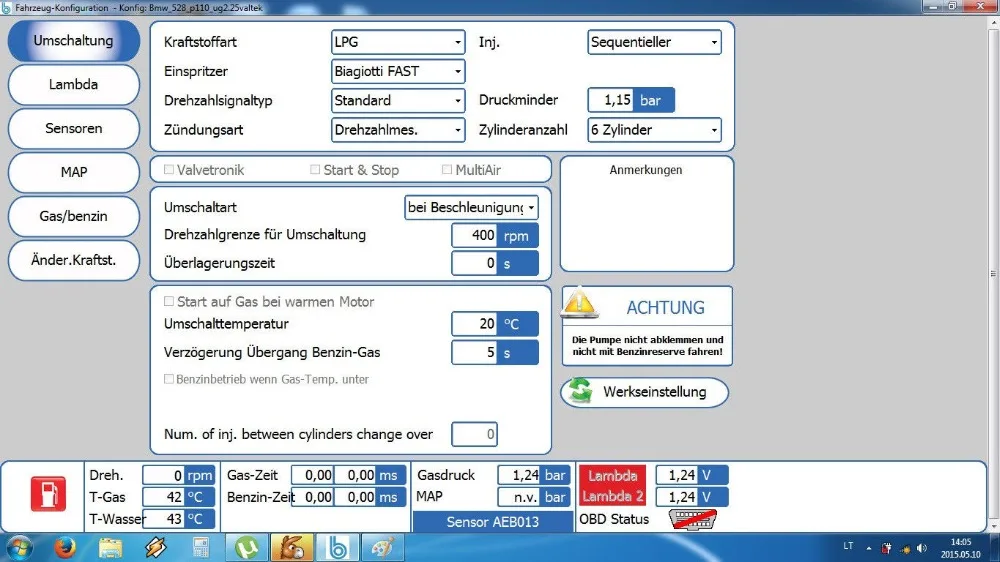 2 x USB LPG интерфейс диагностики Landi Renzo Zavoli Романо KME Bigas Stag+ DVD