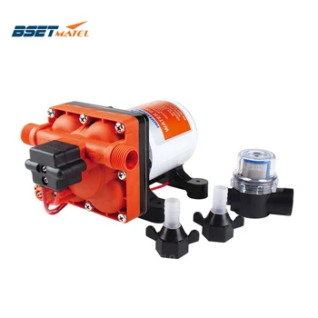 

4 Chamber Self Priming Diaphragm Pump 12V 55PSI Marine Electric Water Pumps Water Transfer Caravan RV Camper Boat Accessories