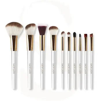 

10Pcs/Set Makeup Brushes Women Foundation Blush Face Powder Eyeshadow Brushes Cosmetic Tool Beauty Make Up Brush Maquiagem