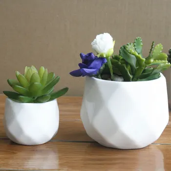 

Ceramic for Succulents Plant Flower Pot Plant Pots Air Plant Pot Delicate Wall Planter Porcelain Gift for Valentine'S Day 6.5cm