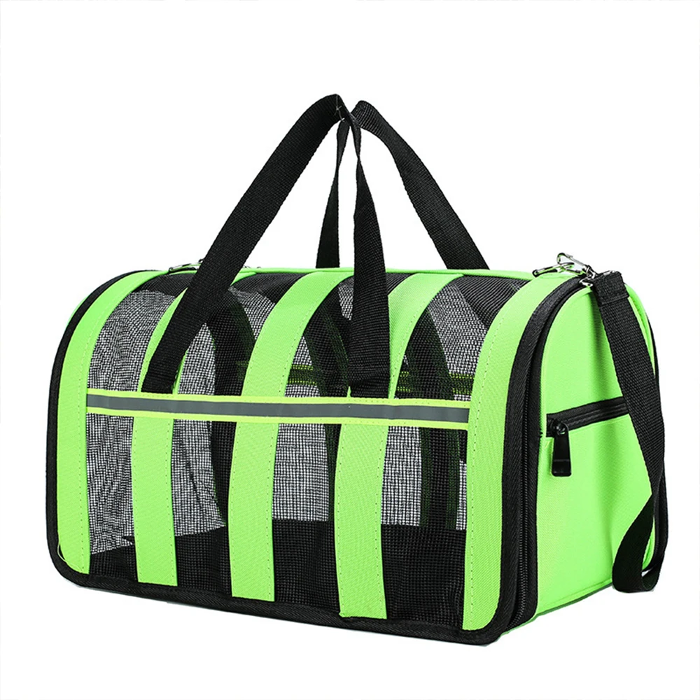

Portable Dog Cat Carrier Bag Pet Puppy Travel Bags Polyester Fabrics Comfortable Breathable Mesh Bag For Small Dogs Cat Transfer