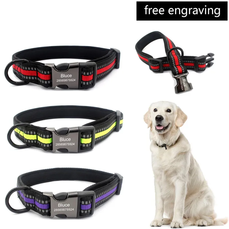 

Anti-lost Dog Collars Dog Name ID Tags Gifts for Dog Lovers Pet Collar Tags for Dog Owner Engraved Pet Tag New Puppy Tag Gifts