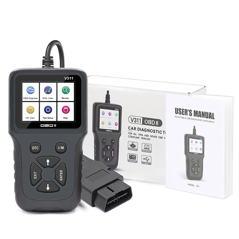 V311 OBD2 сканер считыватель кодов неисправностей автомобиля ручной автомобильный