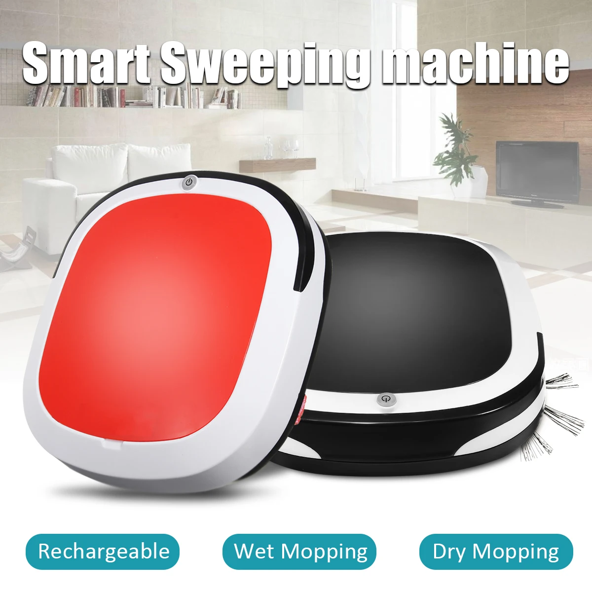Smart Robotic Staubsauger Cordless Boden Staub Auto Kehrmaschine Trocken Nass Tank Bürstenlosen Aspirador für Hause Smart Robotic Staubsauger Cordless Boden Staub Auto Kehrmaschine Trocken Nass Tank Bürstenlosen Aspirador für Hause