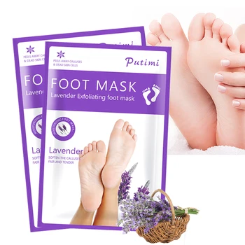 

6pcs=3pack Exfoliating Foot Mask Spa Pedicure Socks Exfoliation for Feet Mask Remove Dead Skin Foot Peeling Mask Cream for Heels