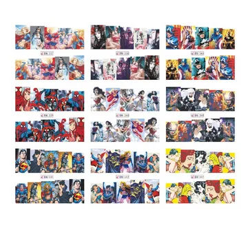 

12 pcs Water Transfer Watermark Pretty Designs Art Decal Sticker Stamping Beauty Manicure Nail Decoration COMIC Cartoon