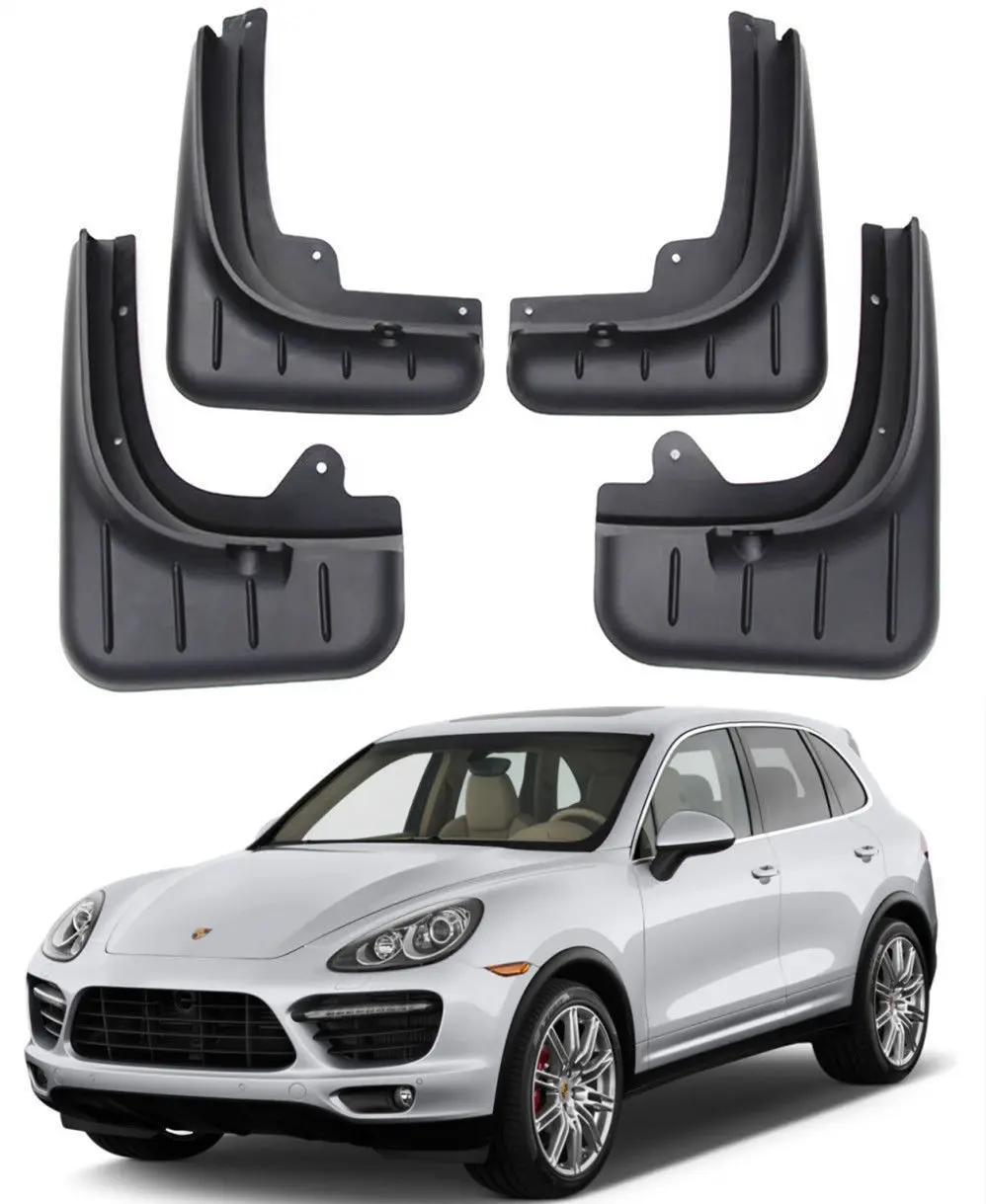 

4pcs Car for Fender Flares Splash Guards Mud Flaps Mudguards Mudflaps for Porsche Cayenne 2011 2012 2013 2014 2015 2016 2017
