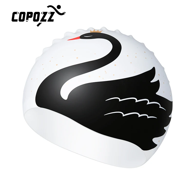 Cuffia da nuoto professionale impermeabile in silicone Protezione per le orecchie Cuffia da nuoto stampata in tinta una per accessori da piscina per adulti e bambini  18