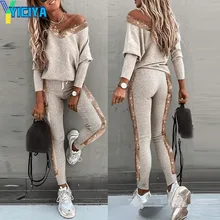 

Tracksuit Women Jogger Winter Pants For Plus Size Top Sets Two Piece Set Women's 2022 Pants Suit Female Met Warm Tops Christmas