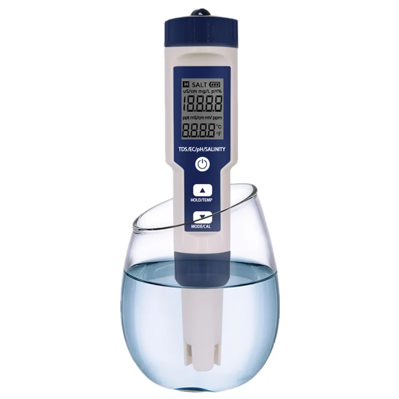 cloth measuring tape 5 In 1 Digital PH TDS EC Meter Salinity Temperature Tester Conductivity Water Filter Purity Pen with backlight 50%off ball micrometer Measurement & Analysis Tools