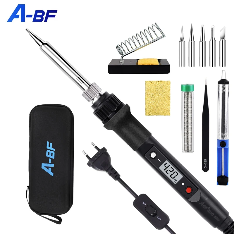 

A-BF Electric Soldering Iron Digital Display Temperature Control 60W Precision Technology Rapid Temperature Rise 180℃~480℃