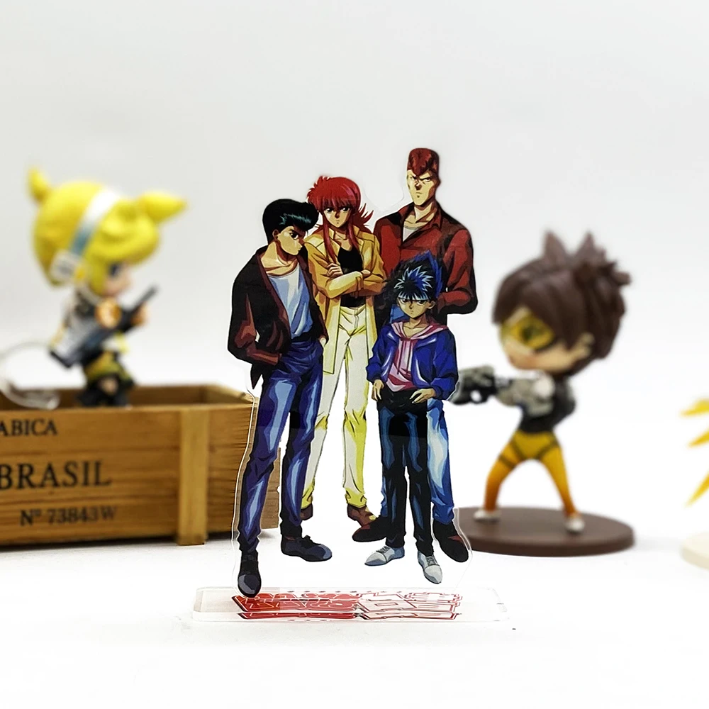Love Thank You YuYu Hakusho Yuusuke Kazuma Kurama Hiei фигурка на акриловой подставке Модель Держатель