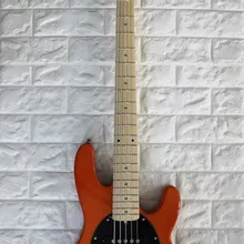 Электрическая бас-гитара оранжевая красная серия M Sterling SUB Ray 5 струн HH звукосниматели хромированное оборудование, индивидуальные, paypal доступны! Bs-13