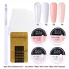 Nail Gel Extension Kits Nail Extensions UV Builder Gel Silk Fiberglass Nail Art Forms French Tips Brush Tools Manicure TR1800 ► Photo 3/6