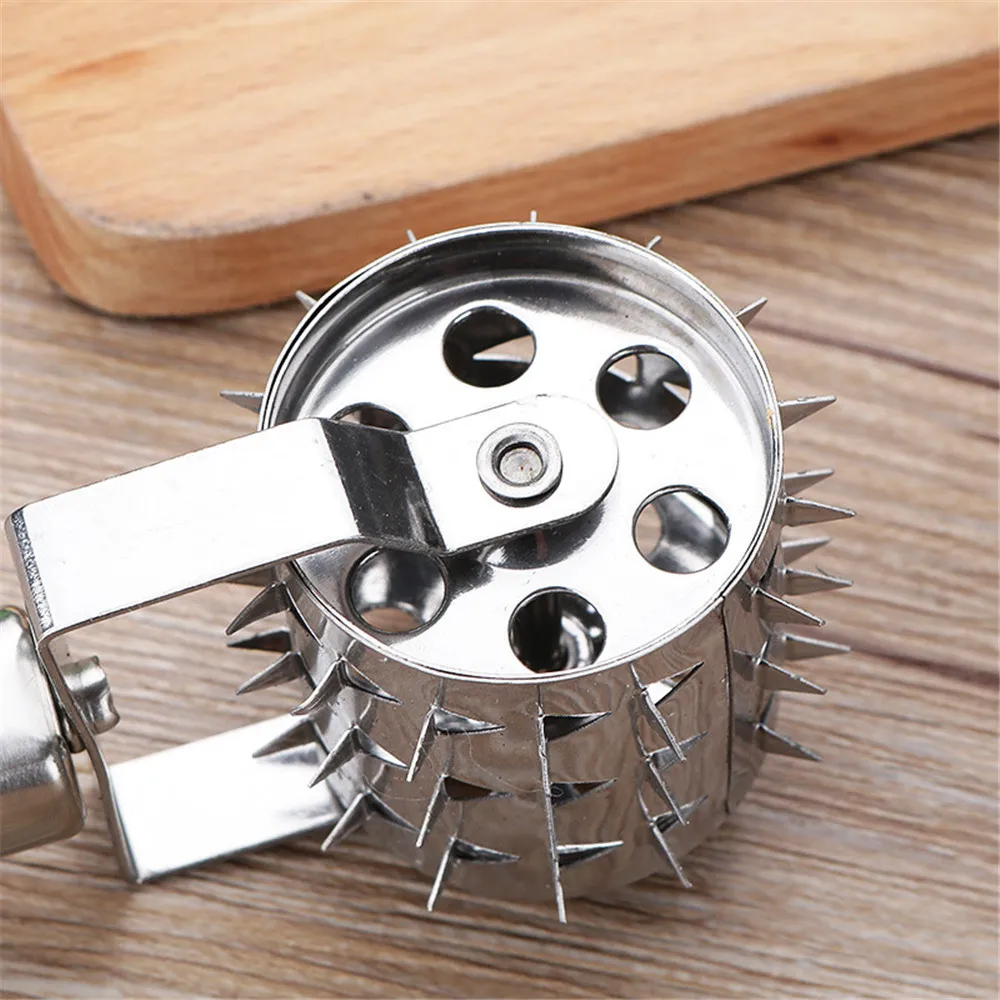 Meat Tenderizer Meat Hammer 1Pcs Stainless Steel Meat Tenderizer Chopper Roller Meat Hammer For Steak Knock-Sided Steak Pork Pounders Cooking Kitchen Tools