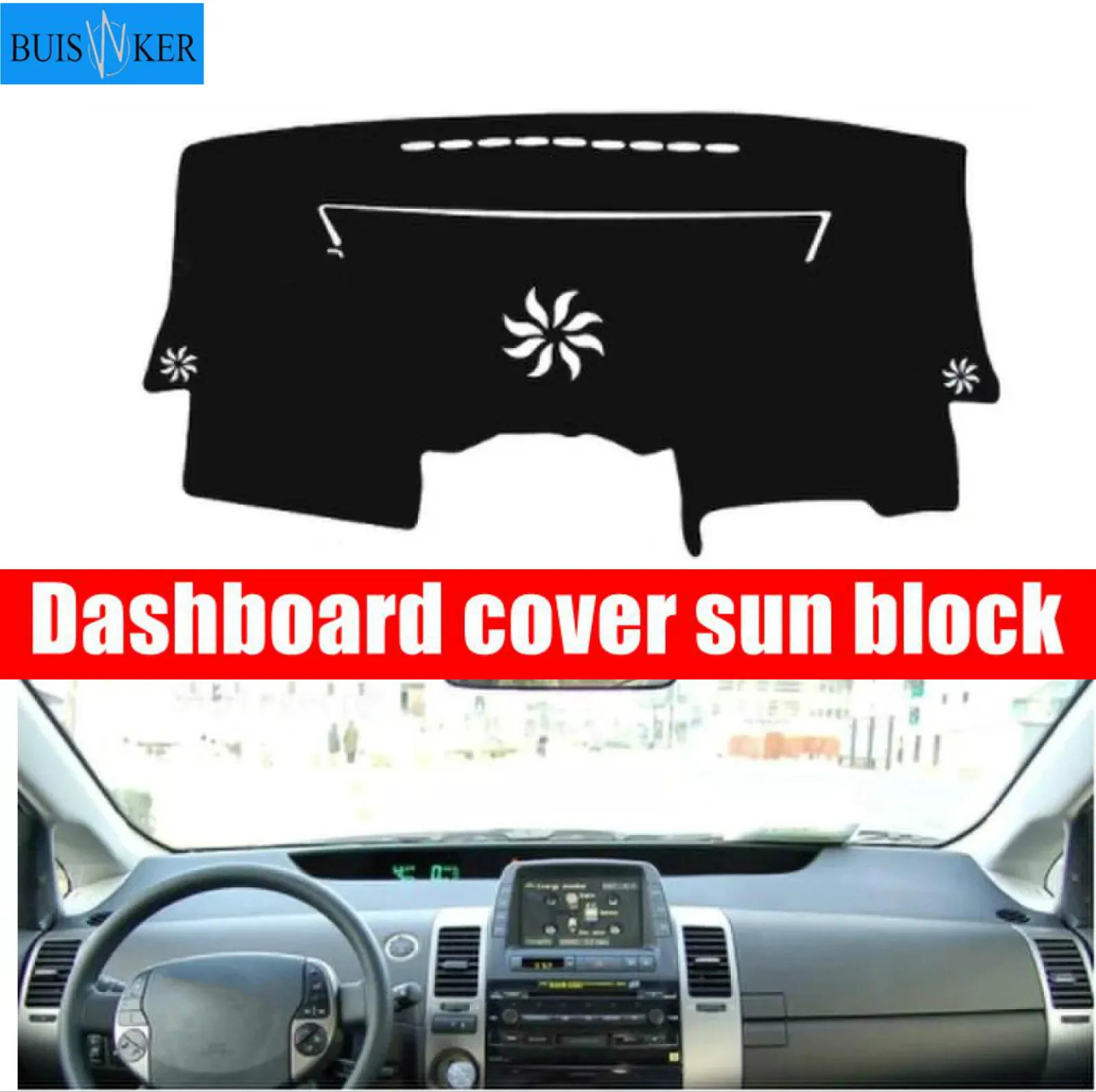 

Защитный коврик для приборной панели Toyota Prius 20 2004 2005 2006 2007 2008 XW20