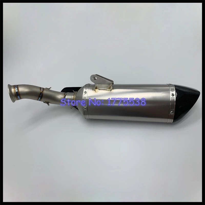 Titanium Alloy for KTM 790 890 Duke 2018-2023 Motorcycle Exhaust Muffler Escape Slip-on Middle Link Pipe Carbon Shield Cover - Image 4