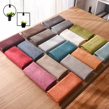 Upholstery Fabrics Solid Plain Cloth for Sofa Linen Textile Fabric Material for Curtain DIY Needlework Sewing
