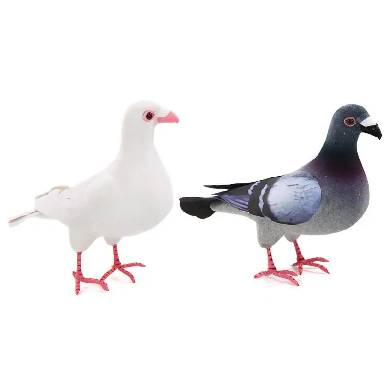 

Practical Environmental Protection Artificial Carft Beautiful Bird Model Removable Simulation Pigeon Fake Ornament Yard Decor