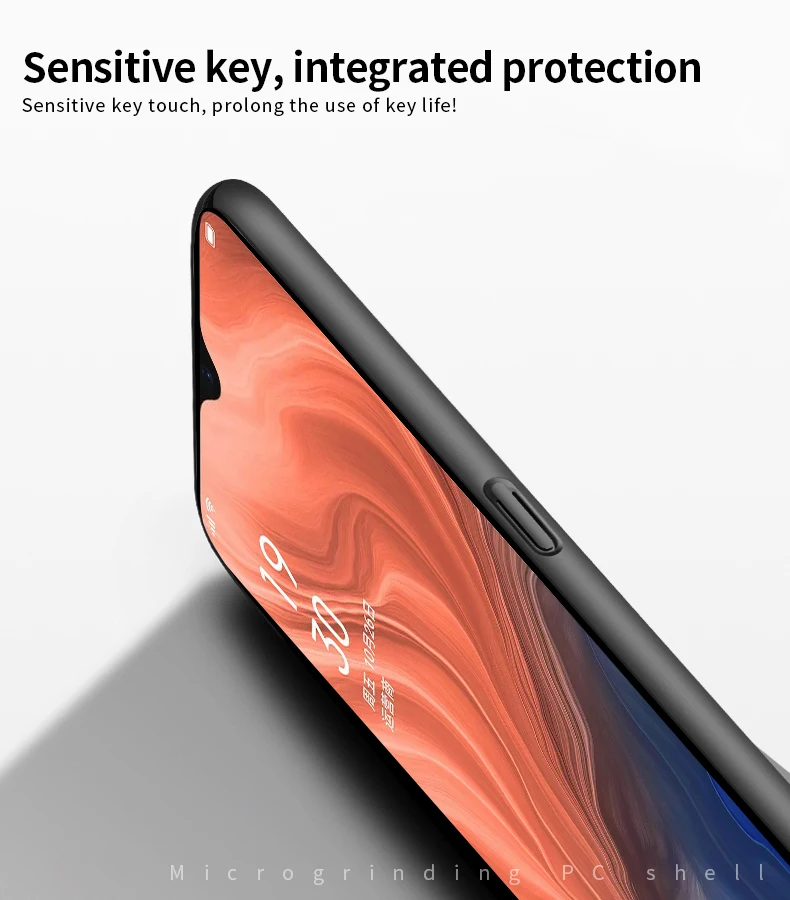 For OPPO Reno2 Z Case Slim Ultra Thin Smooth Hard PC 6 53 Anti knock Phone 4