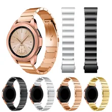 

Stainless Steel Watchband 18mm 20mm 22mm for Samsung Galaxy Watch 42mm 46mm SM-R800 SM-R810 Rose Gold Metal Strap Band
