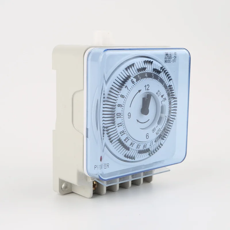Mechanical Timing Switch 16A 24 Hours Industrial Mechanical Cycle Mechanical Timing Switch Socket Switch Controller 220-240VAC 50HZ