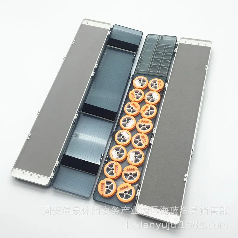 

Fishing Gear Faux Aluminum Floating Box duo yong he 45cm 50cm Multi-functional Fish Floating Box Sub-Cable Box Fishing Gear