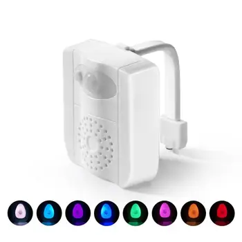 

Smart PIR Motion Sensor Toilet Seat Night Light Waterproof Aromatherapy Activated Light Creative Automatic Backlight Toilet Bowl