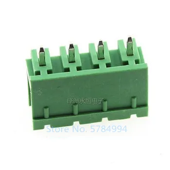 

Free shipping 100PCS 2EDG5.08MM terminal block 2EDGV-5.08-4P male and female plug-in connector / straight pin type 4PIN
