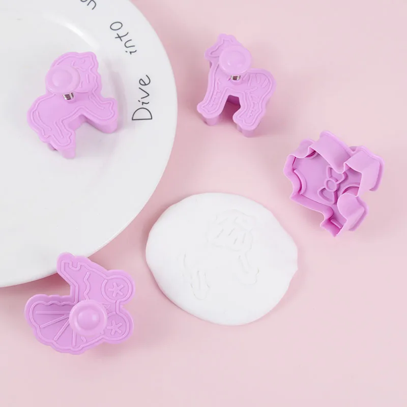 1 Set Baby Shower Clothes Cookies Plunger Cutter Mould Fondant Cake Biscuit  Mold