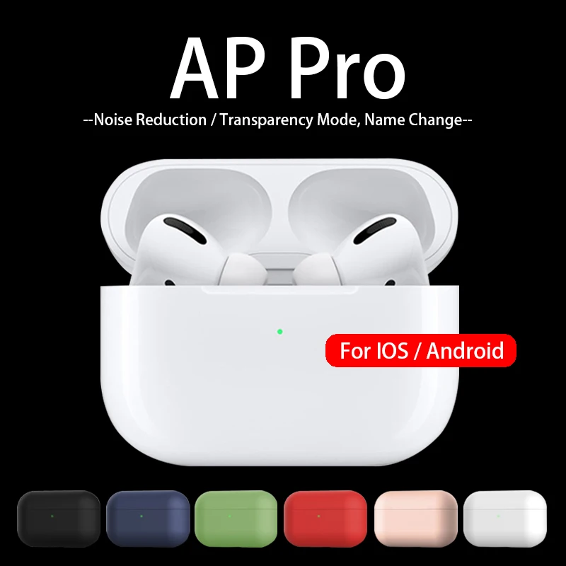 AP Pro TWS Беспроводная Bluetooth 5,0 гарнитура Clone Air 3 Pro 1:1 шумоподавление Hi-Fi стерео смарт-наушники-вкладыши сенсор спортивные наушники
