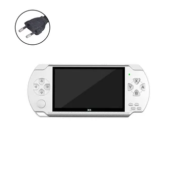 

4.3" Game Console Gifts 8G HD Rechargeable Handheld Player Retro Fun Multifunctional Kids with AV cable and charging head