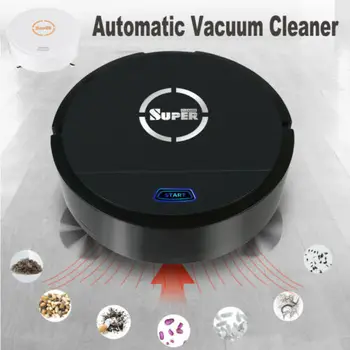 

Automatic Smart Robot Vacuum Cleaner Rechargeable Edge Cleaning Suction Sweeper