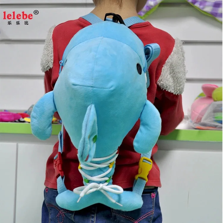 

Lelebe Lele than Multi-functional Educational CHILDREN'S DAY Children Early Childhood Toys Dolphin Anti-Lost Cartoon Animal Back