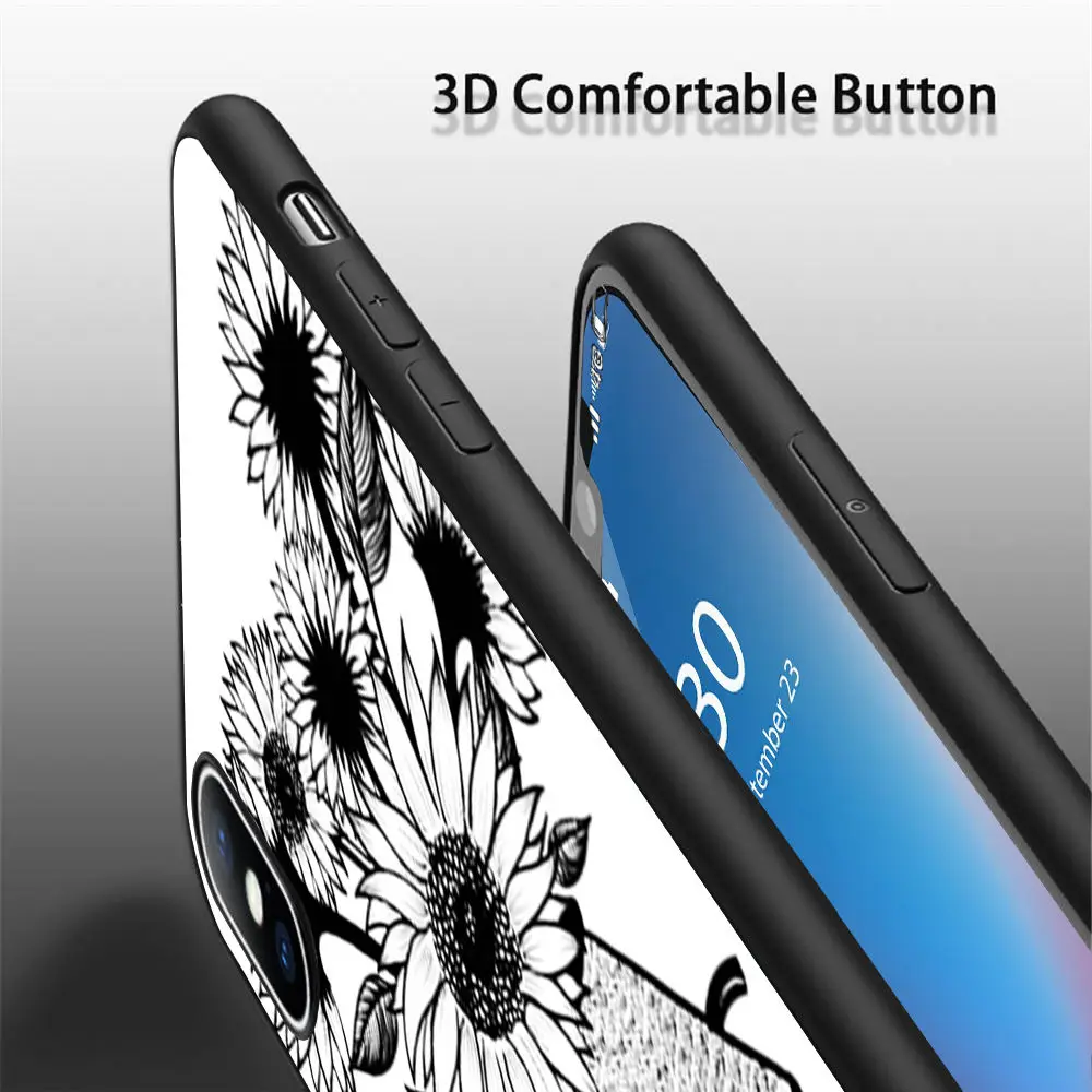 Чехол с цветочным горшком Мягкий силиконовый чехол для телефона iPhone 11 Pro Max X 5S 6 6S XR