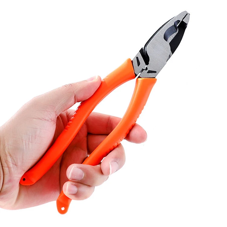 

9Inch Multi-function Electrician Stripping Pliers Stripping Line Cutting Wire Cable Stripping Machine Electrician Special Pliers