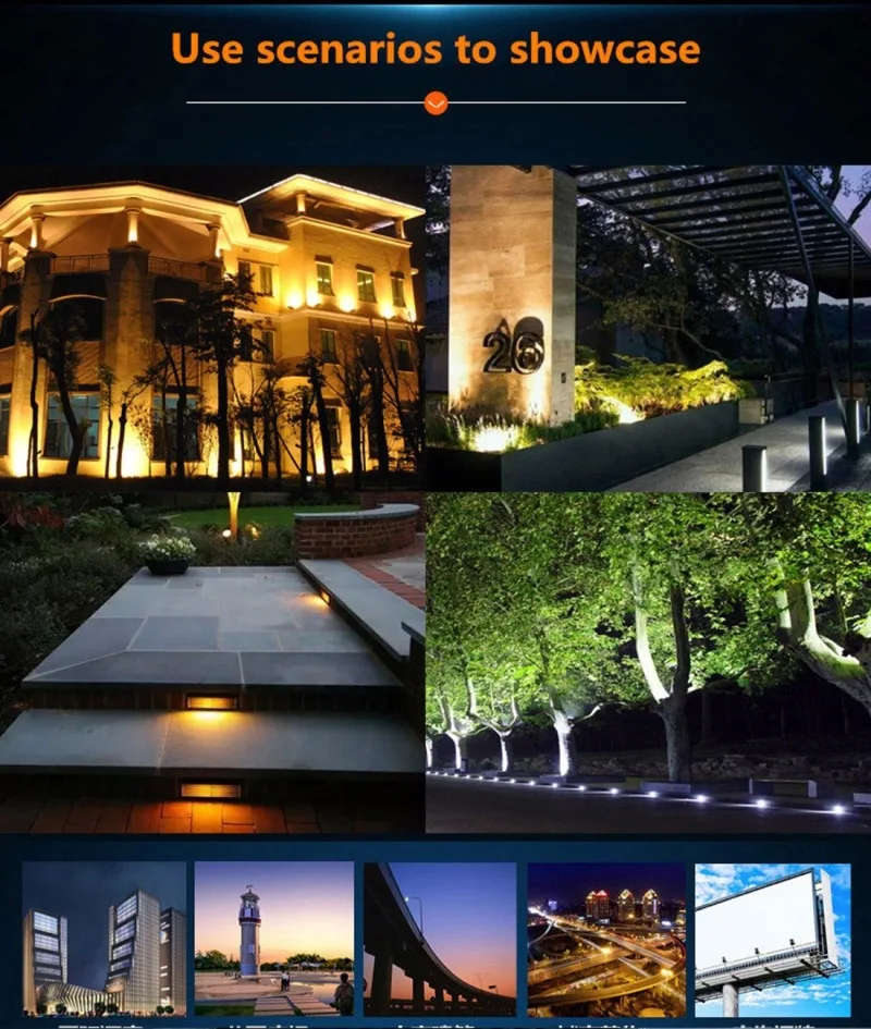 100W LED Flood Light Outdoor 6000K Outside Lights 8000lm Super Bright Security Lights IP66 Waterproof Floodlights Security Light