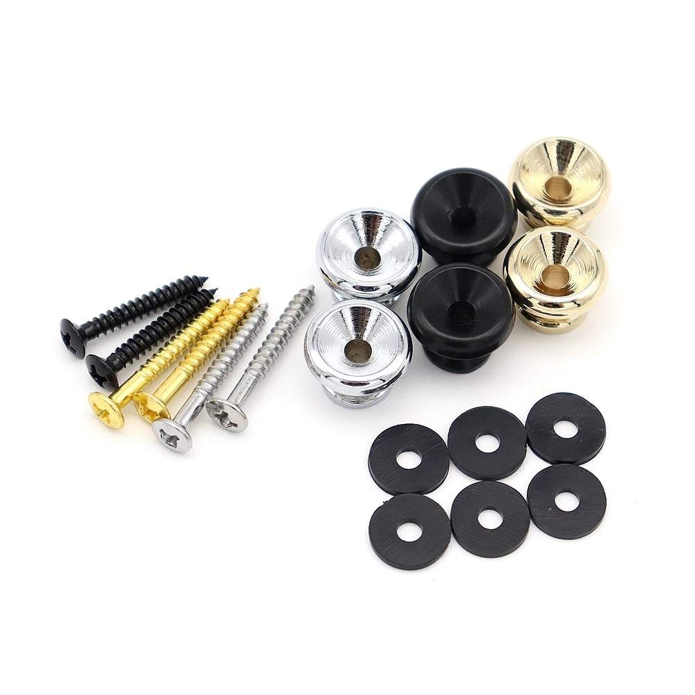 2pcs/Set Non-slip Guitar Strap Locks Guitar Belt Button Buckle for Acoustic Classical Accessories