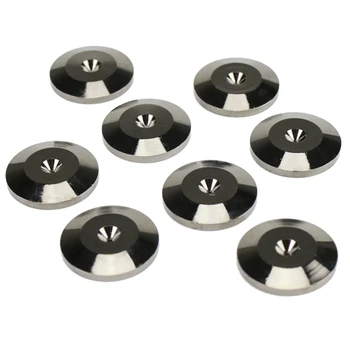 

AM05-8PCS Metal Shockproof Foot Spikes Pads Stands Mats for Speakers CD Players Turntable Amplifier DAC Recorder Feet Pad Univer