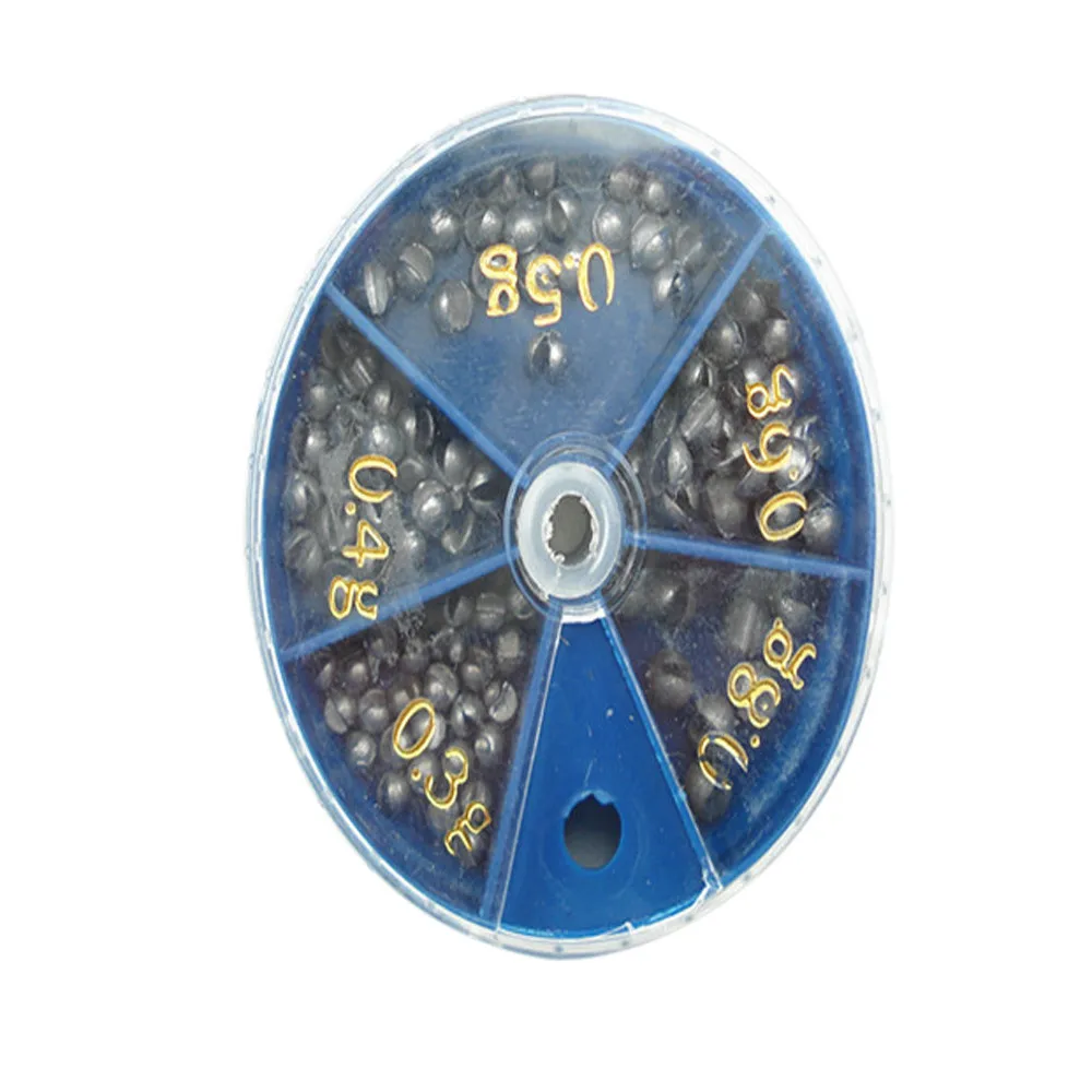 Fishing lead fishing ice fishing box fishing egg bullet rig sinker fishing lead weight split shooting box 30N20 (3)