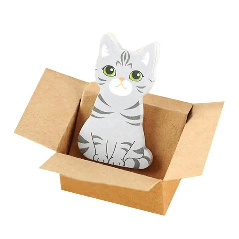 5 Стиль 3DKawaii кошка собака коробка наклейки Post Блокнот липкий корейские канцелярские мультфильм альбом для скрапбукинга милые офисные школьные ноты "Sup" N3W7
