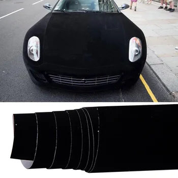 

SUNICE 1.35x0.5m Car Wrap Film Premium Quality Self-adhesive Suede Fabric Decor Stickers Accessories Sticker DIY Wrapping Films