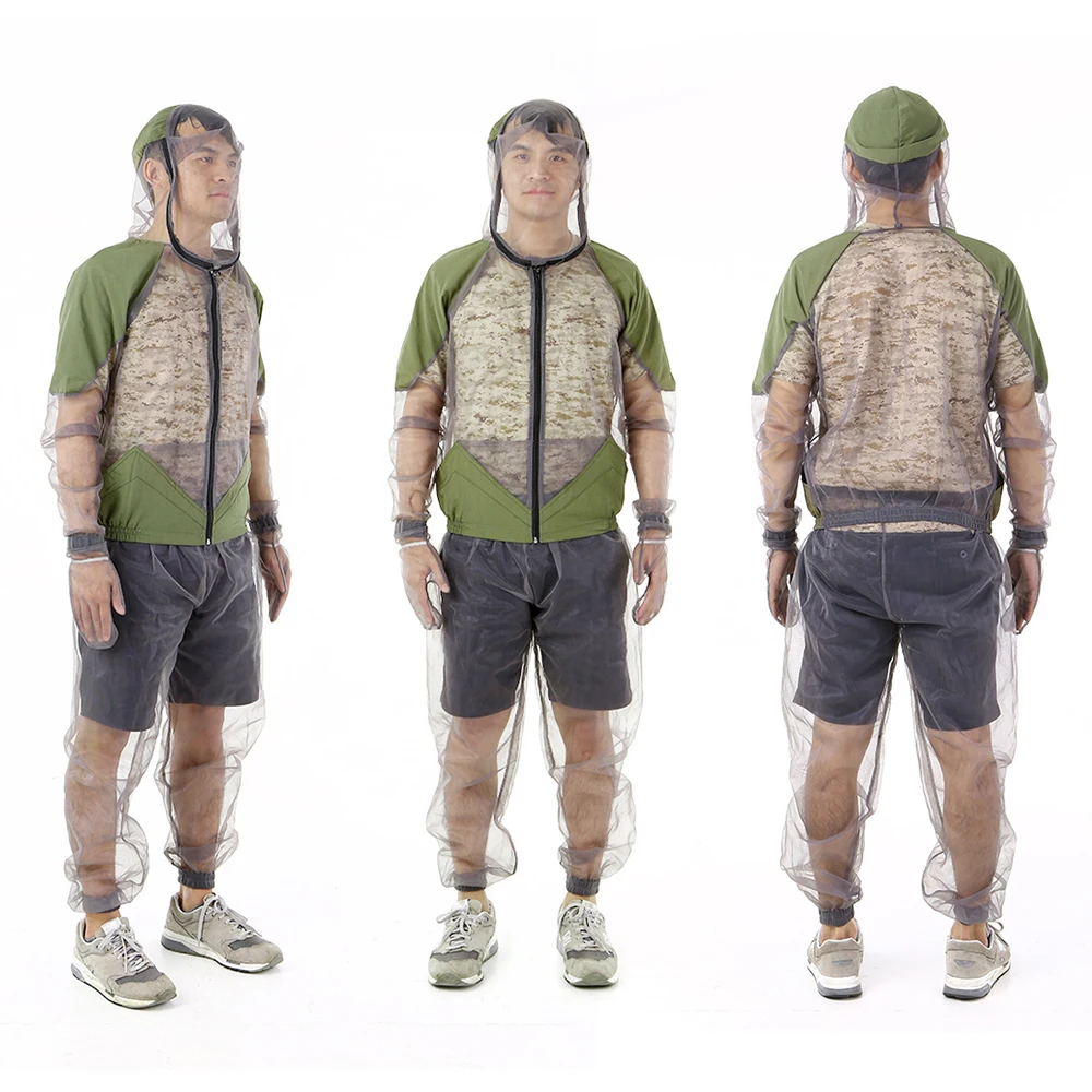 Mesh Hooded Mosquito-proof Suit Outdoor Fishing Adventure Insect
